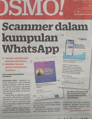 SCAMMER WHATSAPP